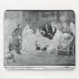 Mousepad Alfred de Musset Eugene Delacroix