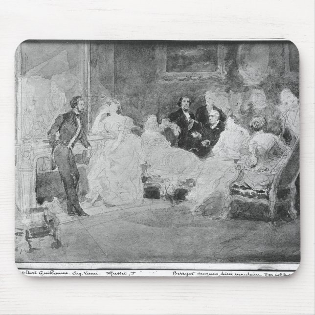 Mousepad Alfred de Musset Eugene Delacroix (Frente)
