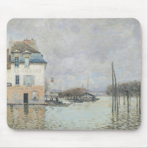 Mousepad Alfred Sisley a inundação em Porto-Margoso