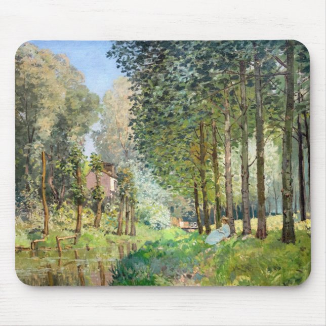 Mousepad Alfred Sisley - Descanso ao longo do Córrego (Frente)