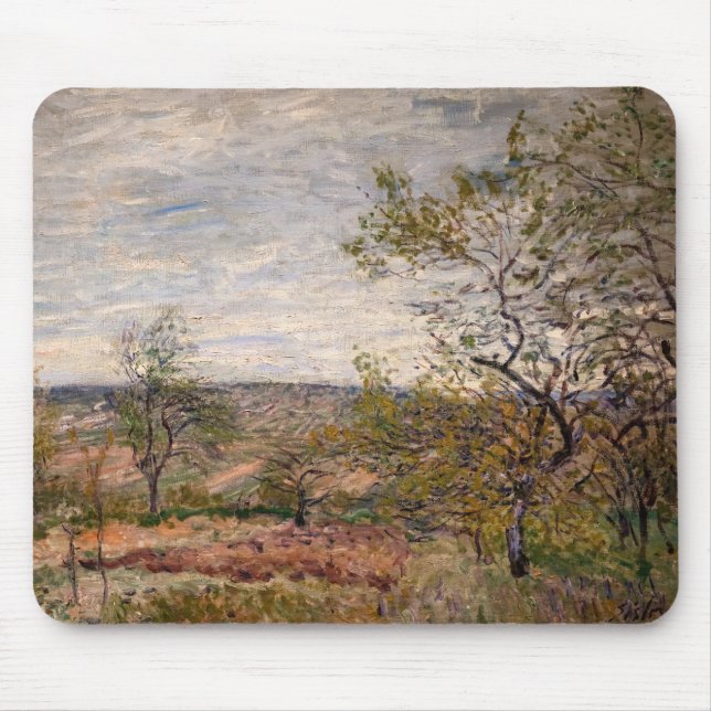 Mousepad Alfred Sisley - Dia do Vento em Veneux (Frente)