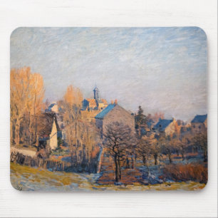 Mousepad Alfred Sisley - Manhã Congelada em Louveciennes