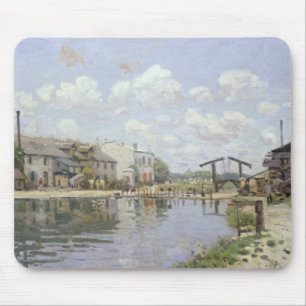 Mousepad Alfred Sisley o canal St Martin, Paris
