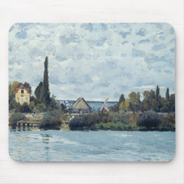 Mousepad Alfred Sisley | o Seine em Bougival (Frente)