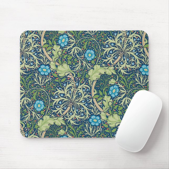 Mousepad Algas marinhas, William Morris (Com mouse)
