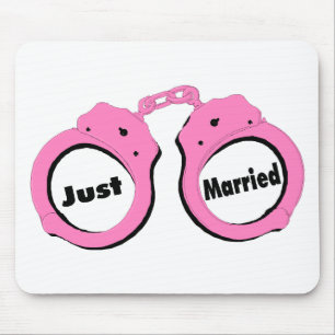Mousepad Algemas do rosa do recem casados