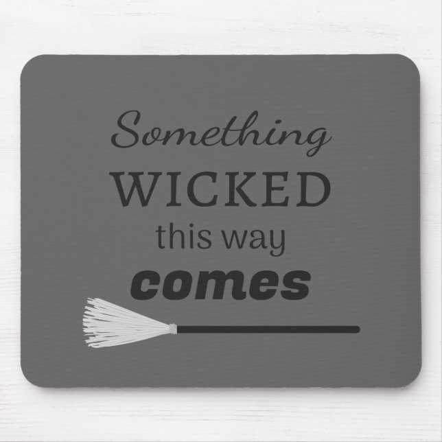 Mousepad Algo Mal Assim Vem (Frente)