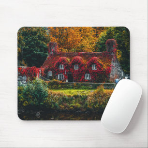 Mousepad Algodão do País com Vinhas Vermelhas cobrindo o