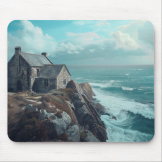 Mousepad Algodão Medieval em um Cliff