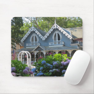 Mousepad Algodão Vitoriano em Azul - Vinha de Martha