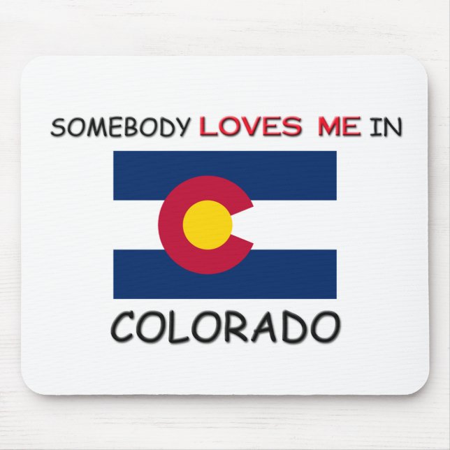 Mousepad Alguém ama-me em COLORADO (Frente)
