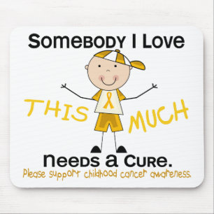 Mousepad Alguém amor de I - cancer da infância (menino)