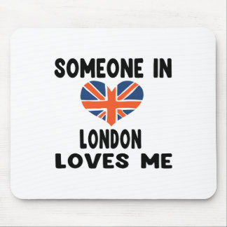 Mousepad Alguém Em Londres Me Ama A Inglaterra Bandeira Bri