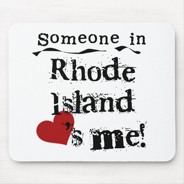 Mousepad Alguém em Rhode - a ilha ama-me (Frente)