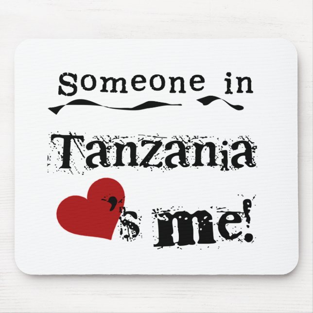 Mousepad Alguém em Tanzânia ama-me (Frente)