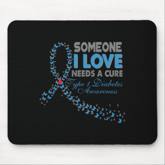 Mousepad Alguém Que Eu Amo Precisa De Uma Cura Diabetes Tip