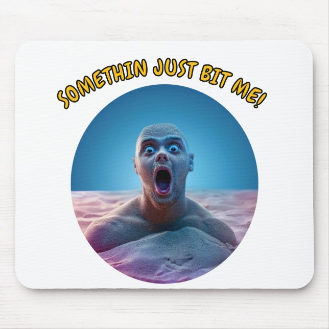 Mousepad Alguma Coisa Só Me Deu Um Pouco! (Frente)