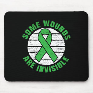Mousepad Algumas Feridas São Sensibilização Invisível Para