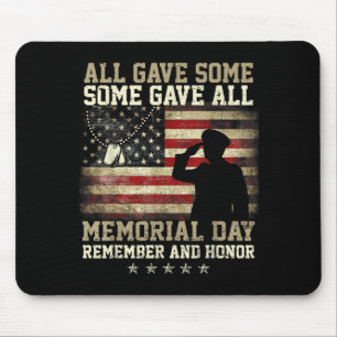 Mousepad Alguns Deram Bandeira do Dia de Memória dos Vetera