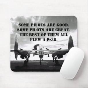 Mousepad Alguns pilotos são Excelentes. Melhor voo a P-38