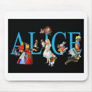 MOUSEPAD ALICE E AMIGOS NO PAÍS DE AS MARAVILHAS