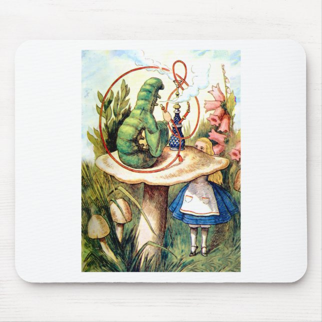 MOUSEPAD ALICE E O CATERPILAR (Frente)