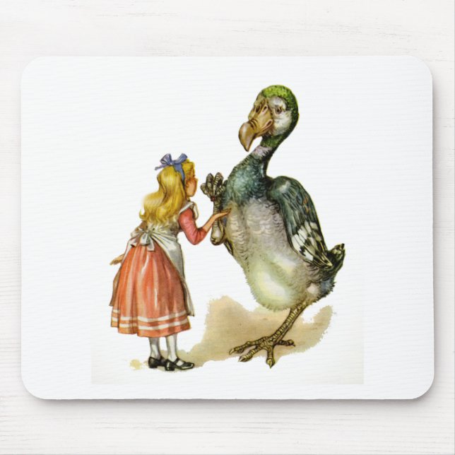 Mousepad Alice e o Pássaro Dodo (Frente)