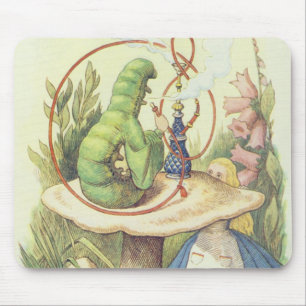 Mousepad Alice encontra Caterpillar