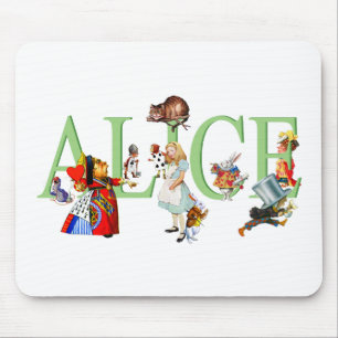 MOUSEPAD ALICE IN WONDERLAND & AMIGOS