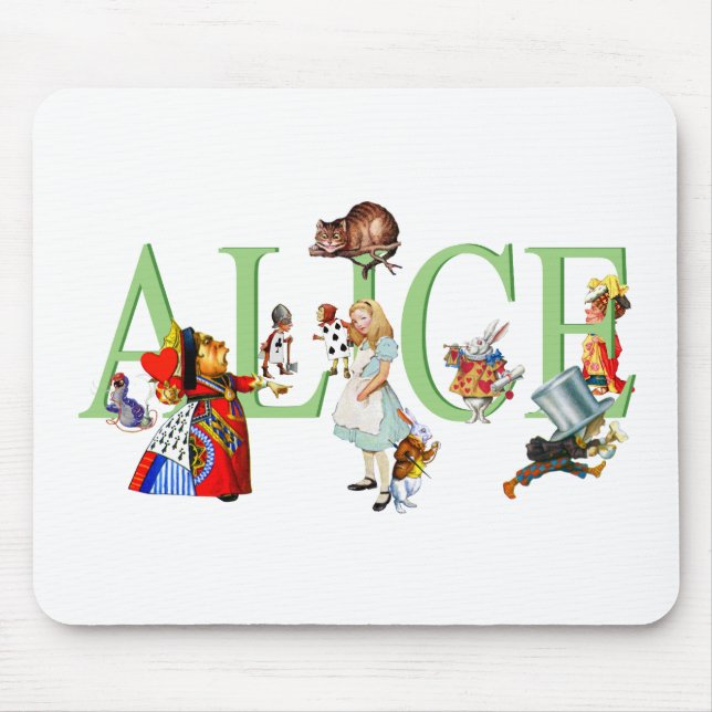 MOUSEPAD ALICE IN WONDERLAND & AMIGOS (Frente)