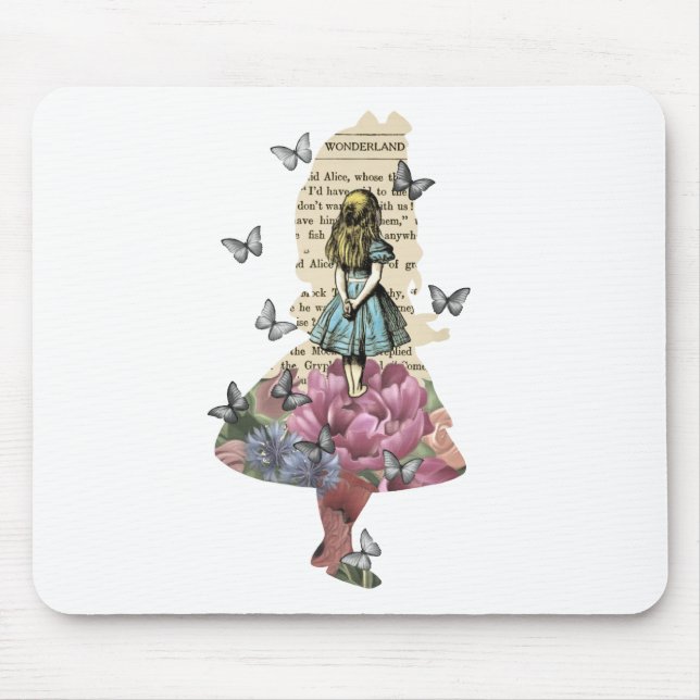 Mousepad Alice In Wonderland Magical Garden - Livro De Vint (Frente)