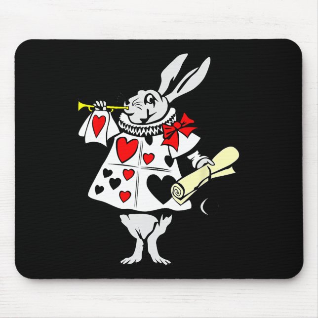 Mousepad Alice No Coelho Da Páscoa No País Das Maravilhas J (Frente)