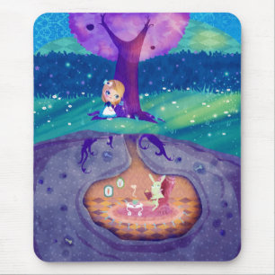 Mousepad Alice no luar do país das maravilhas