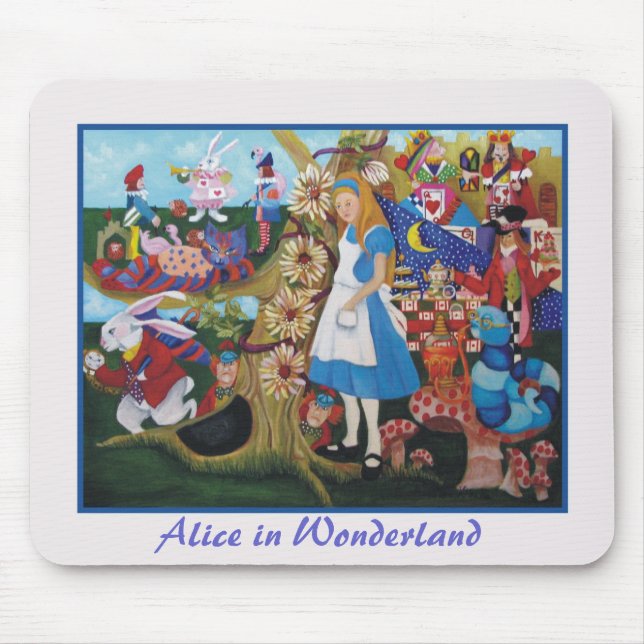 Mousepad Alice no país das maravilhas (Frente)
