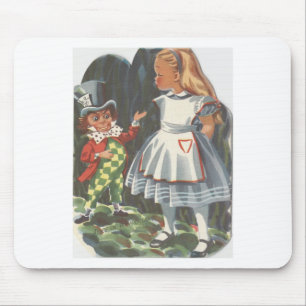 Mousepad Alice no País das Maravilhas e o Chapéu Louco