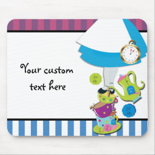 Mousepad Alice Terra das Maravilhas Chá Maluco e Extravagan