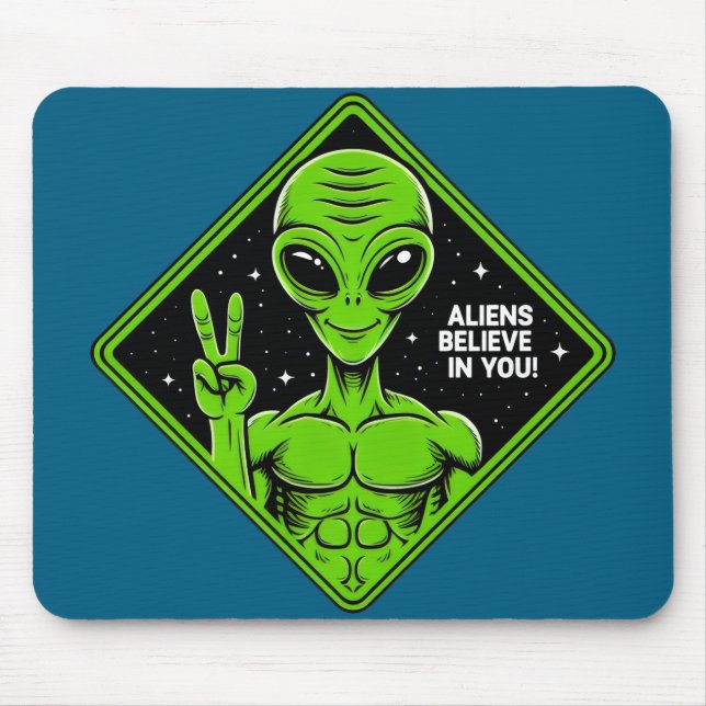 Mousepad Alienígena. (Frente)