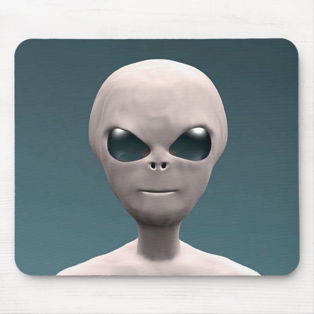 Mousepad Alienígena cinzenta (Frente)