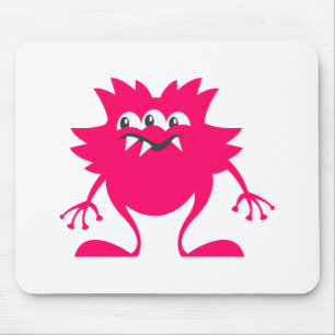 Mousepad Alienígena cor-de-rosa do Três-Olho