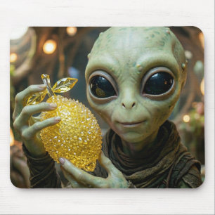 Mousepad Alienígena Extraterrestre e Limão Cristalino