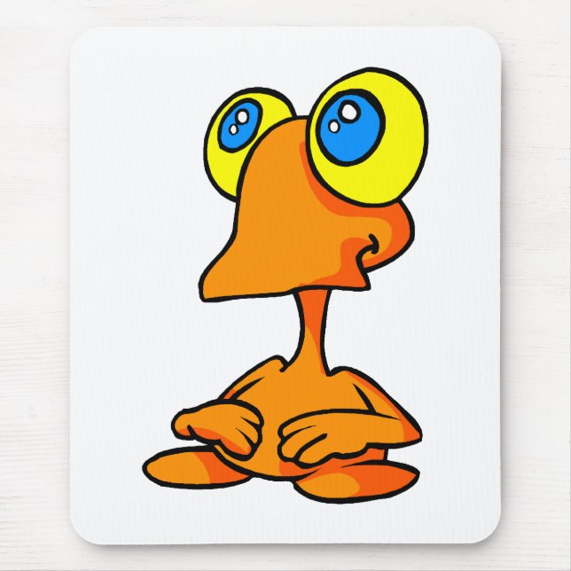 Mousepad Alienígena Eyed grande adorável (Frente)