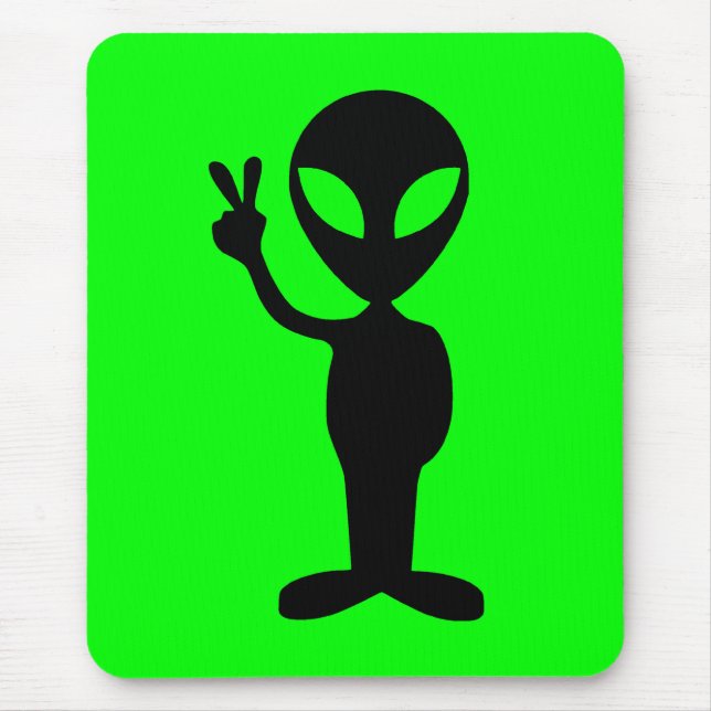 Mousepad Alienígena pacífica (Frente)