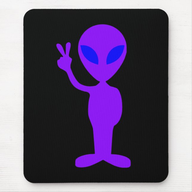 Mousepad Alienígena roxa (Frente)