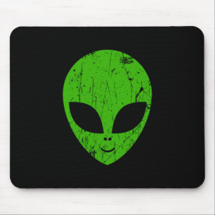 Mousepad alienígena verde da extraterra de ficção cient