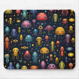 Mousepad Aliens bonitos