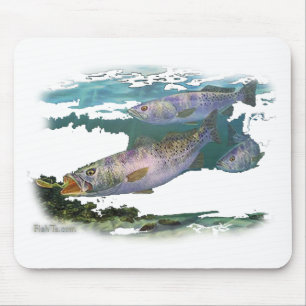 Mousepad Alimentação da truta salpicada