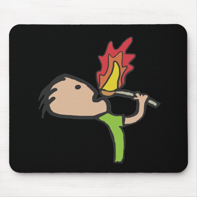 Mousepad Alimentação de Fogo (Frente)