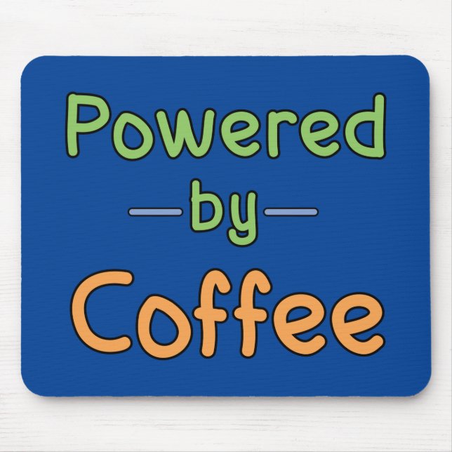 Mousepad Alimentado por café (Frente)