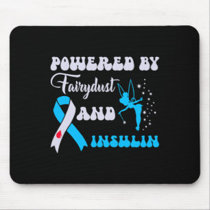 Mousepad Alimentado Por Fairydust E Awarenes Da Diabetes De