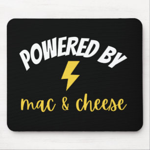 Mousepad Alimentado por Mac e queijo